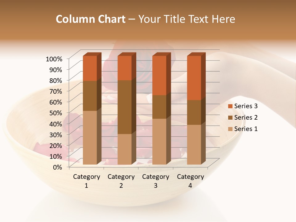 Female Water Treat PowerPoint Template