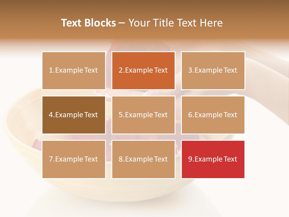 Female Water Treat PowerPoint Template