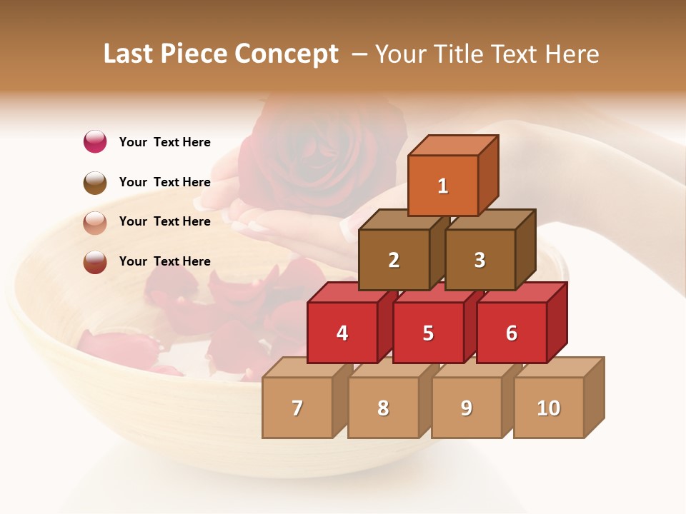 Female Water Treat PowerPoint Template