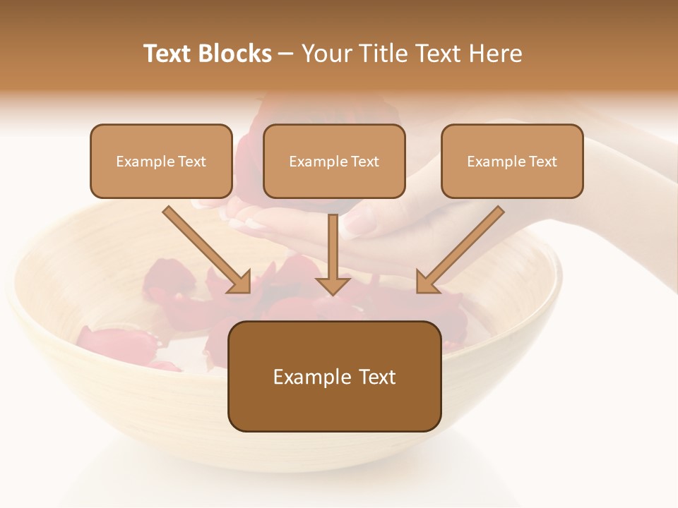 Female Water Treat PowerPoint Template