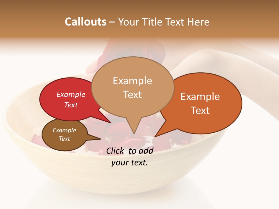 Female Water Treat PowerPoint Template