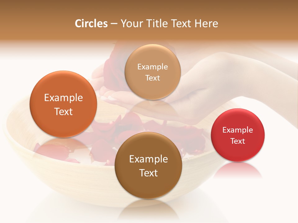 Female Water Treat PowerPoint Template