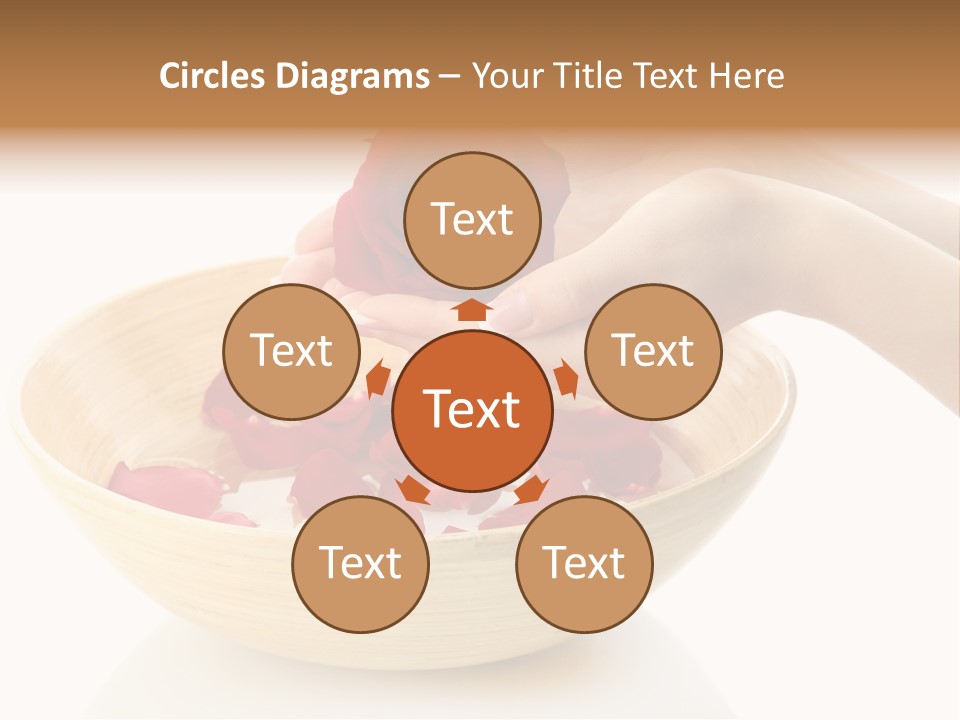 Female Water Treat PowerPoint Template