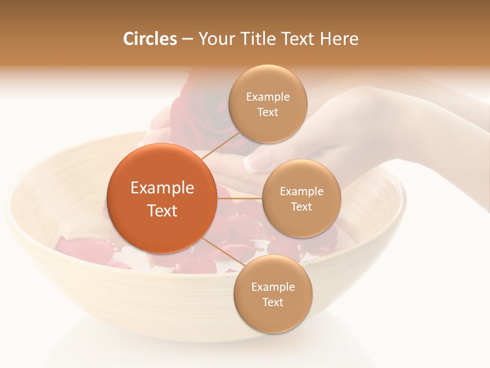 Female Water Treat PowerPoint Template