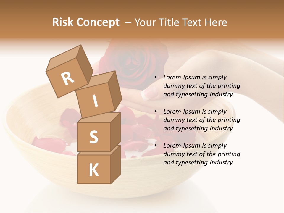 Female Water Treat PowerPoint Template