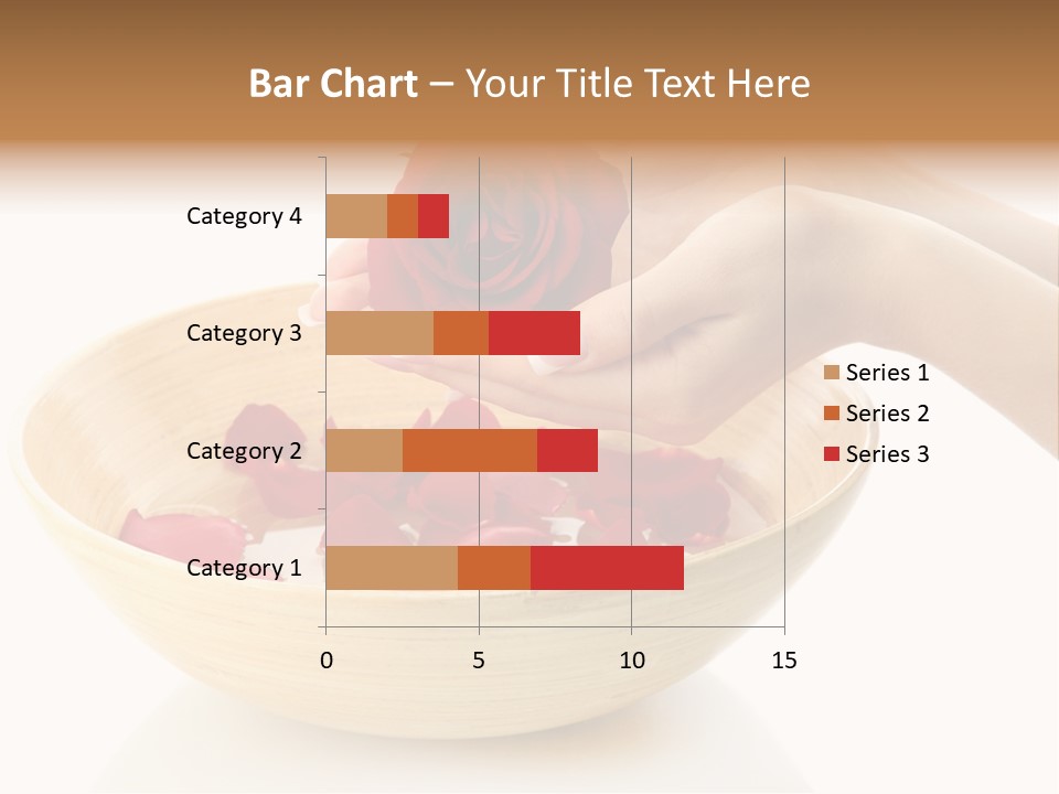 Female Water Treat PowerPoint Template