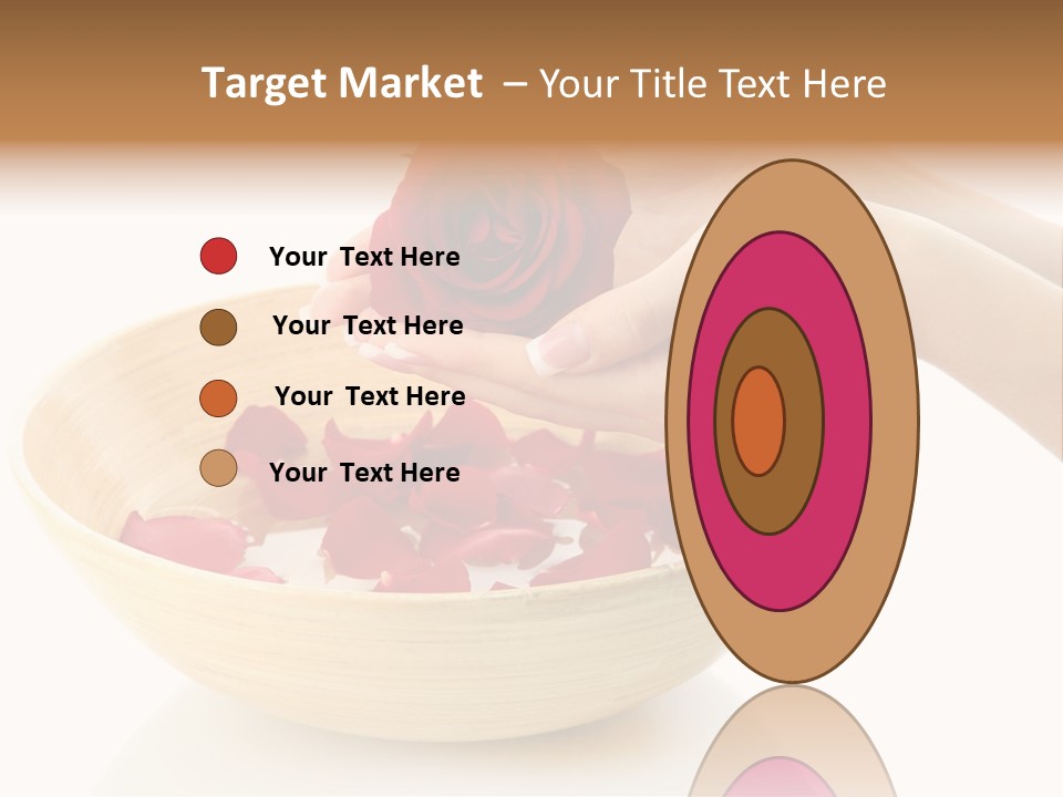 Female Water Treat PowerPoint Template