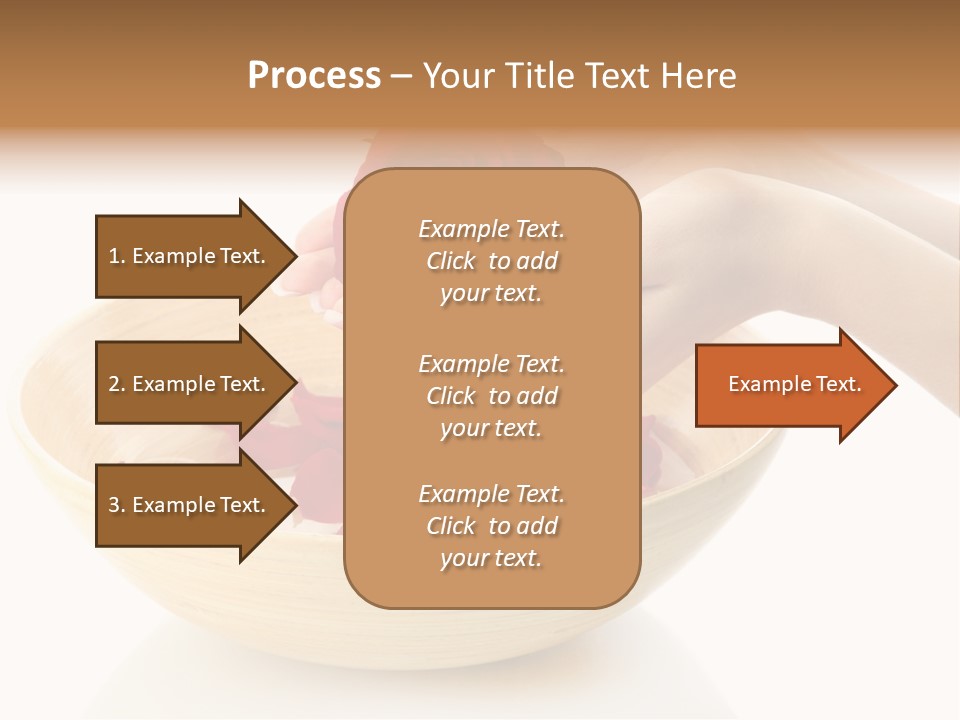 Female Water Treat PowerPoint Template