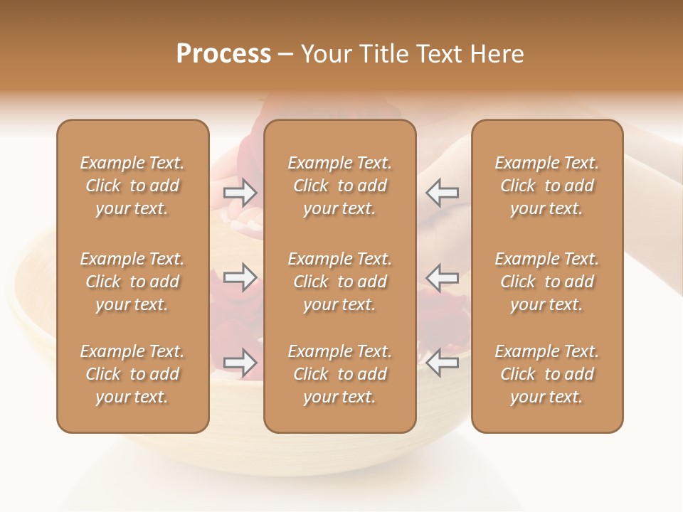 Female Water Treat PowerPoint Template