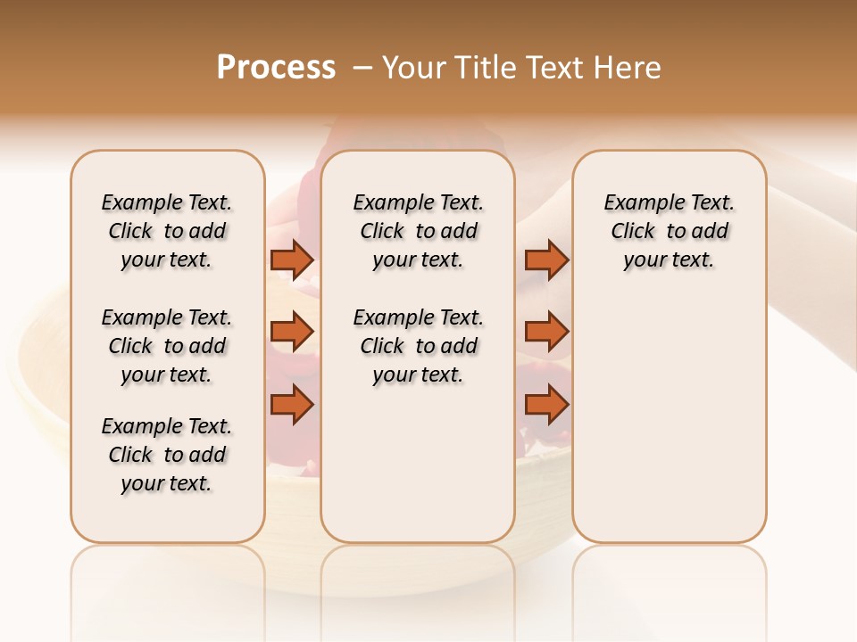 Female Water Treat PowerPoint Template