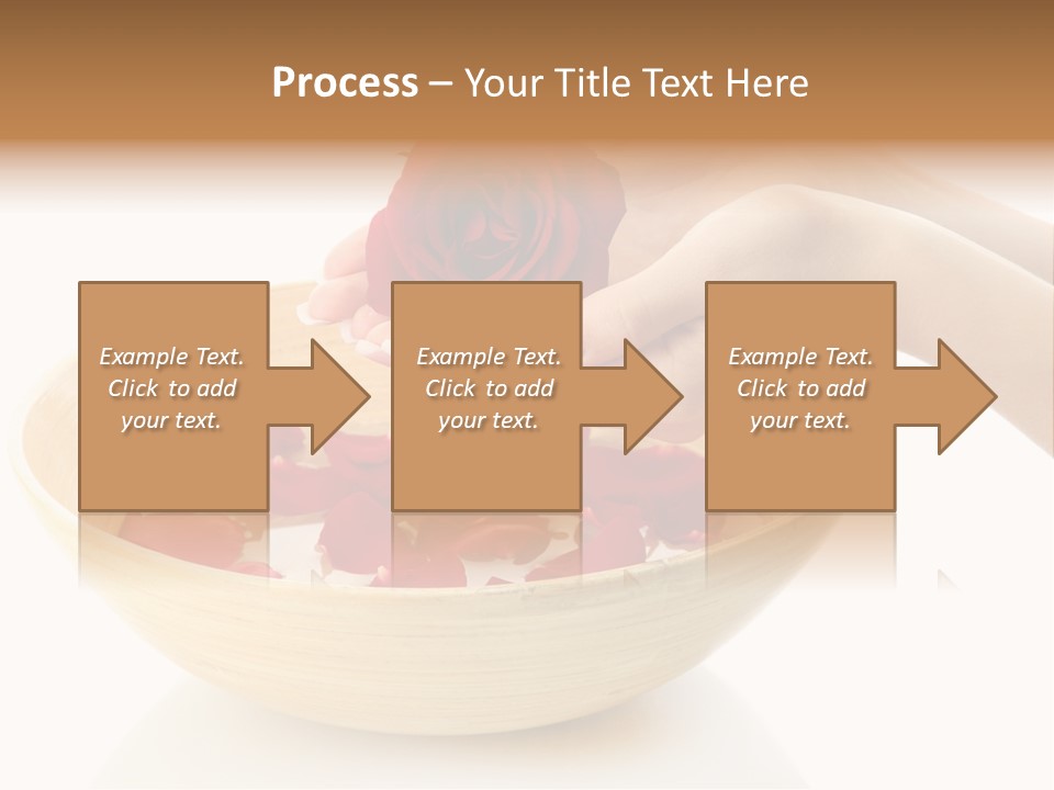 Female Water Treat PowerPoint Template