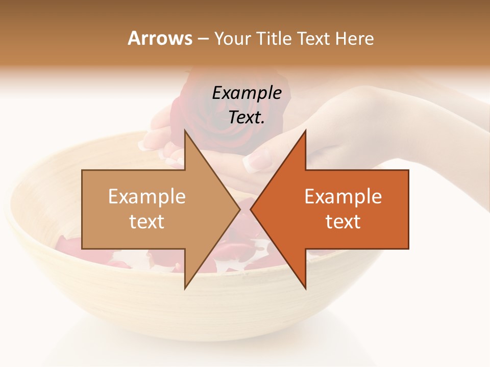 Female Water Treat PowerPoint Template