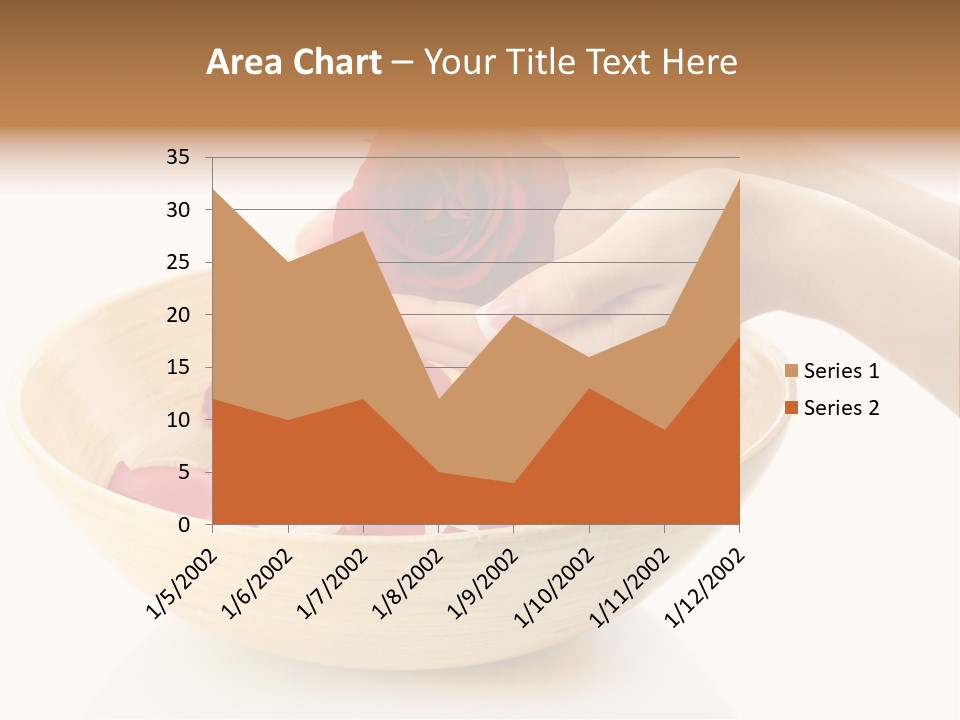 Female Water Treat PowerPoint Template