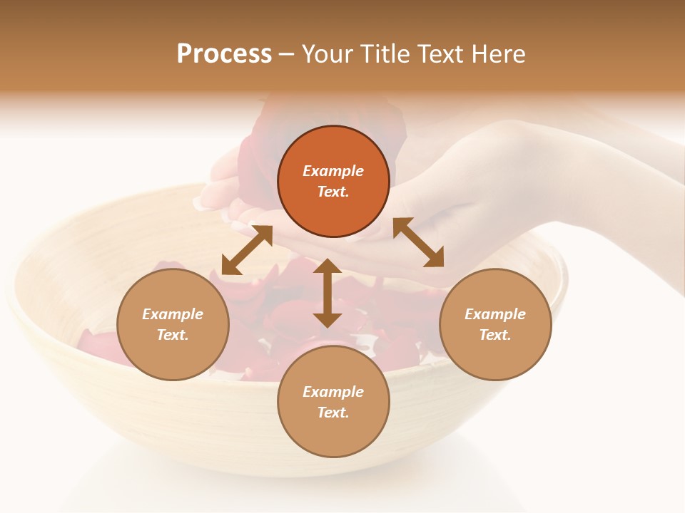 Female Water Treat PowerPoint Template