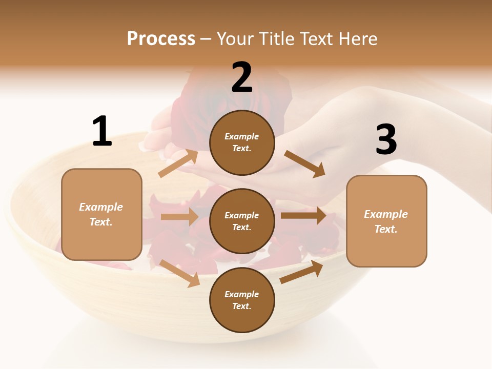 Female Water Treat PowerPoint Template