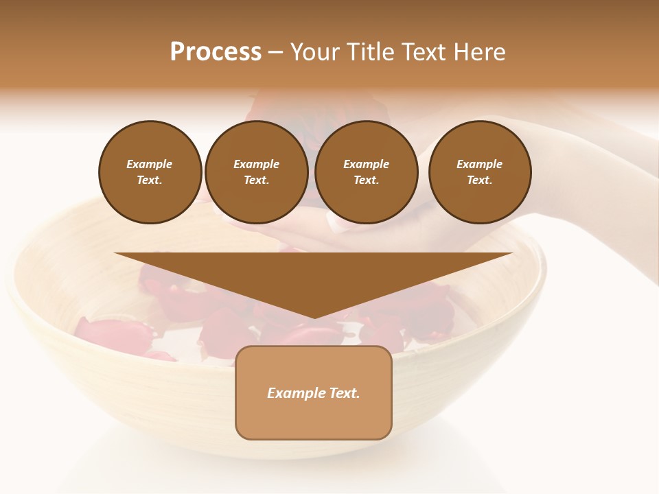 Female Water Treat PowerPoint Template