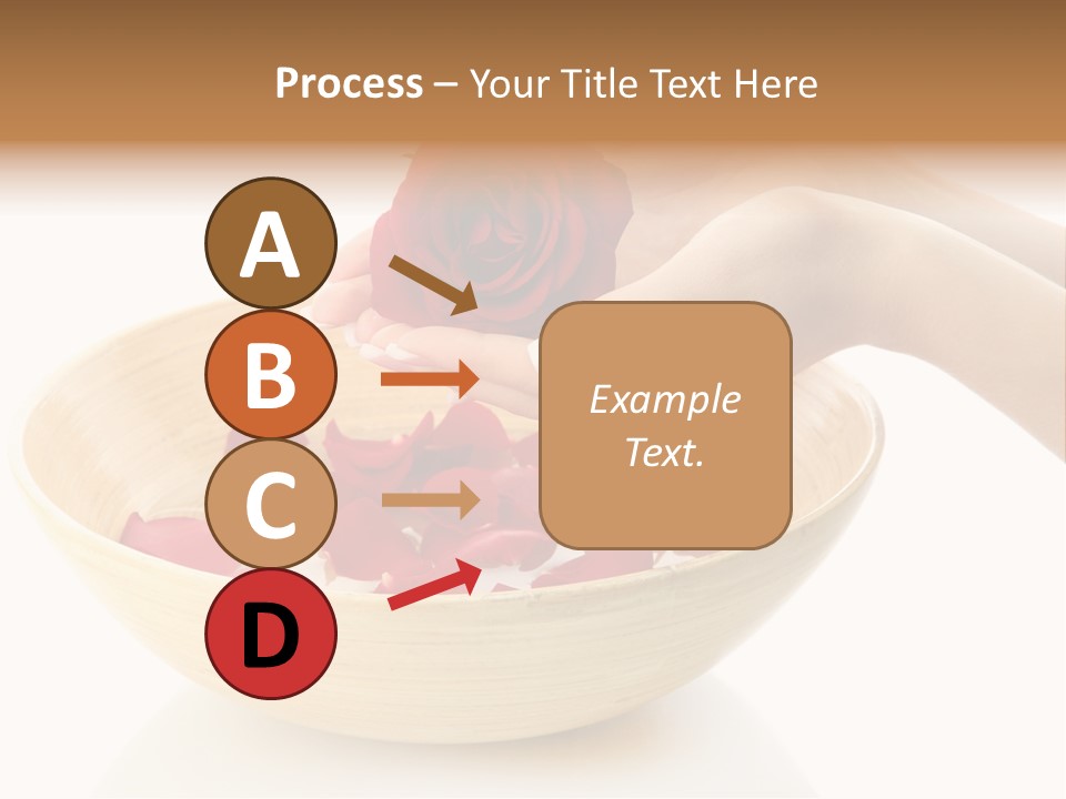 Female Water Treat PowerPoint Template