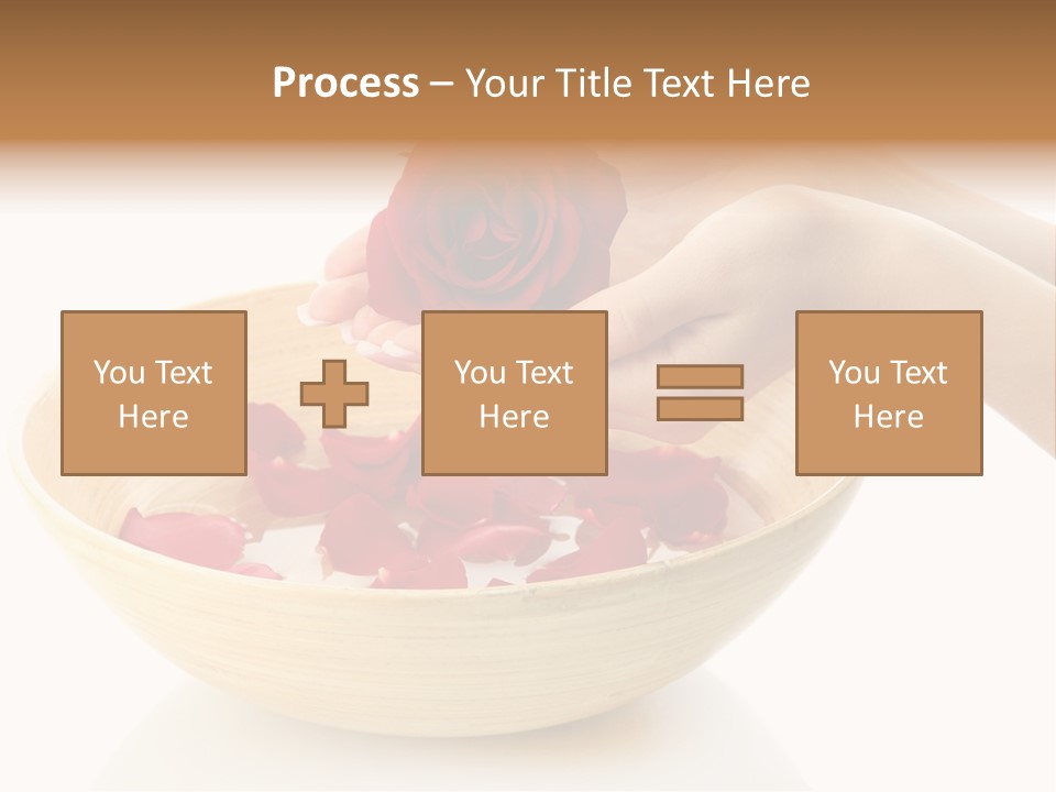 Female Water Treat PowerPoint Template