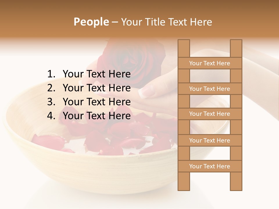 Female Water Treat PowerPoint Template