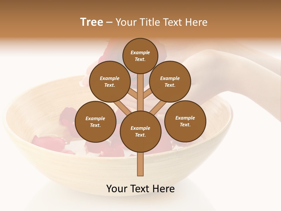 Female Water Treat PowerPoint Template