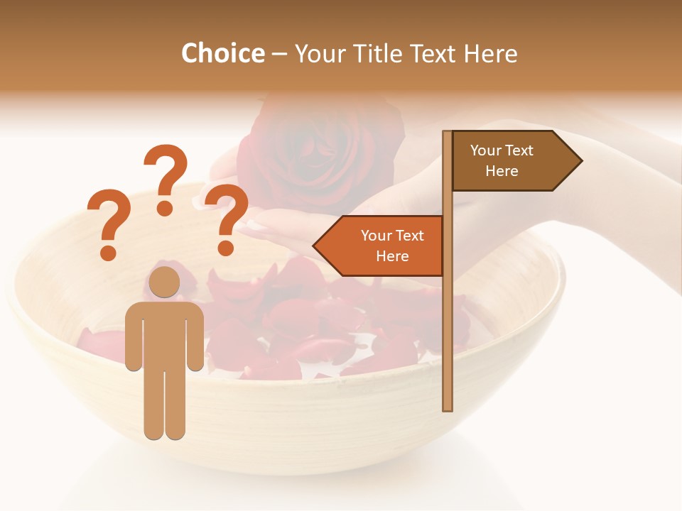 Female Water Treat PowerPoint Template