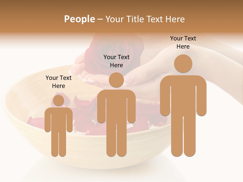 Female Water Treat PowerPoint Template