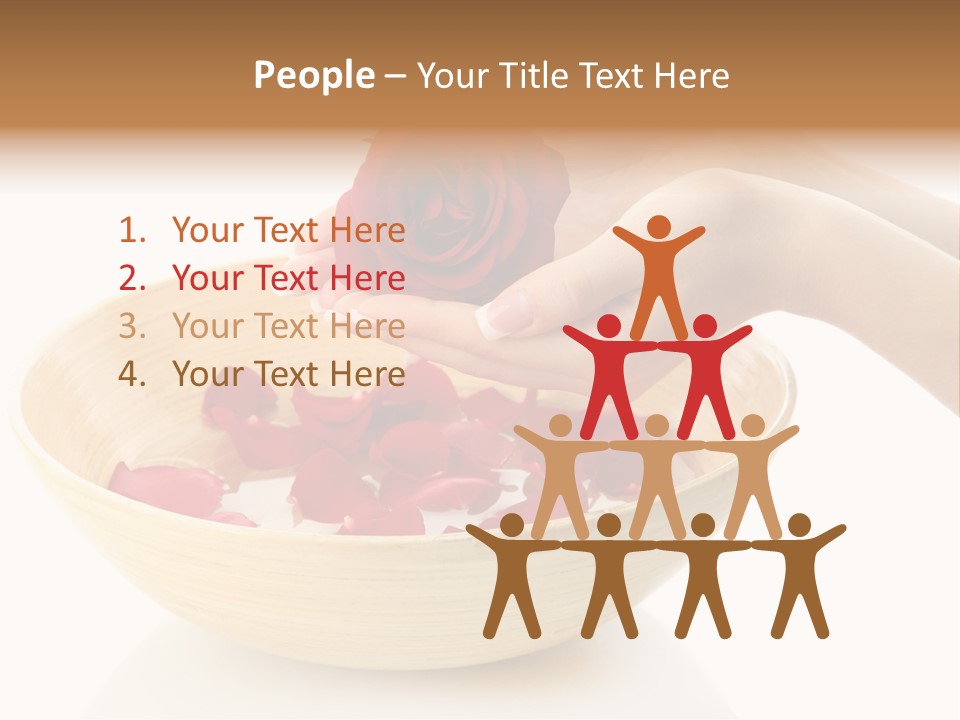 Female Water Treat PowerPoint Template