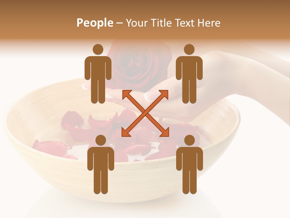 Female Water Treat PowerPoint Template