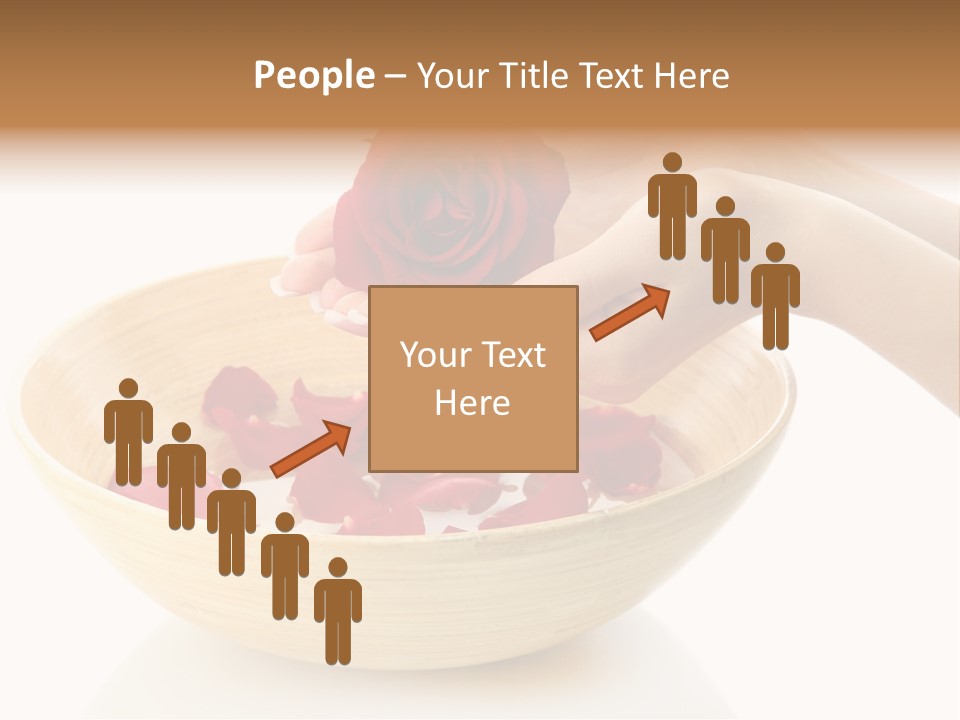 Female Water Treat PowerPoint Template