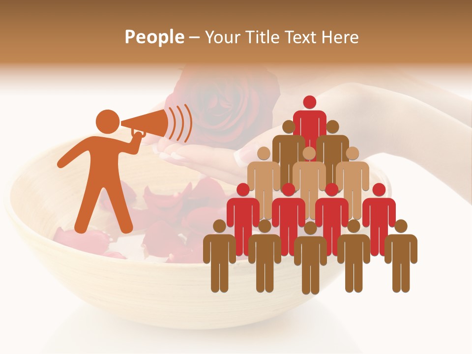 Female Water Treat PowerPoint Template