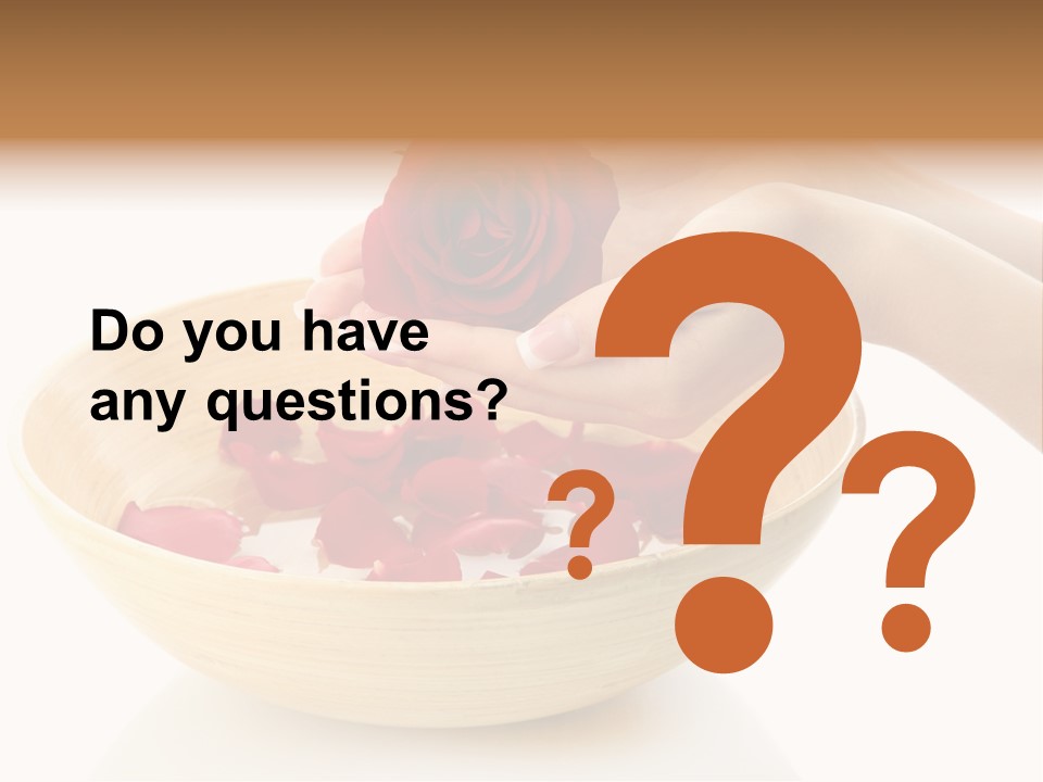 Female Water Treat PowerPoint Template