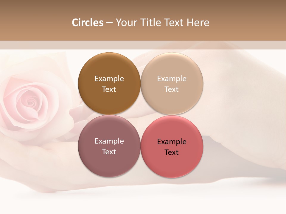 Hold Soft Beauty PowerPoint Template