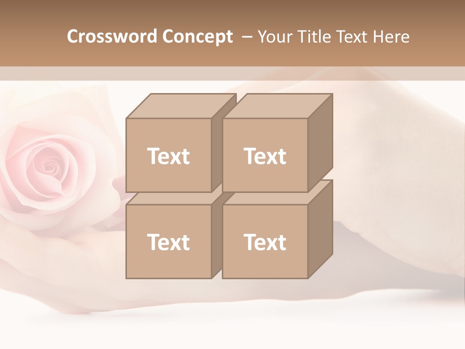 Hold Soft Beauty PowerPoint Template