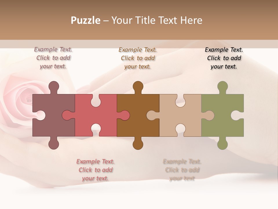 Hold Soft Beauty PowerPoint Template