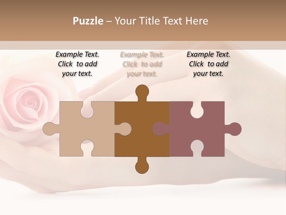 Hold Soft Beauty PowerPoint Template