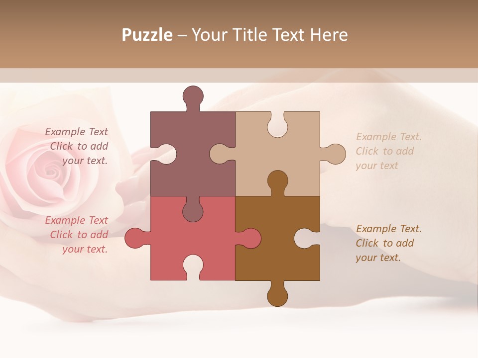 Hold Soft Beauty PowerPoint Template