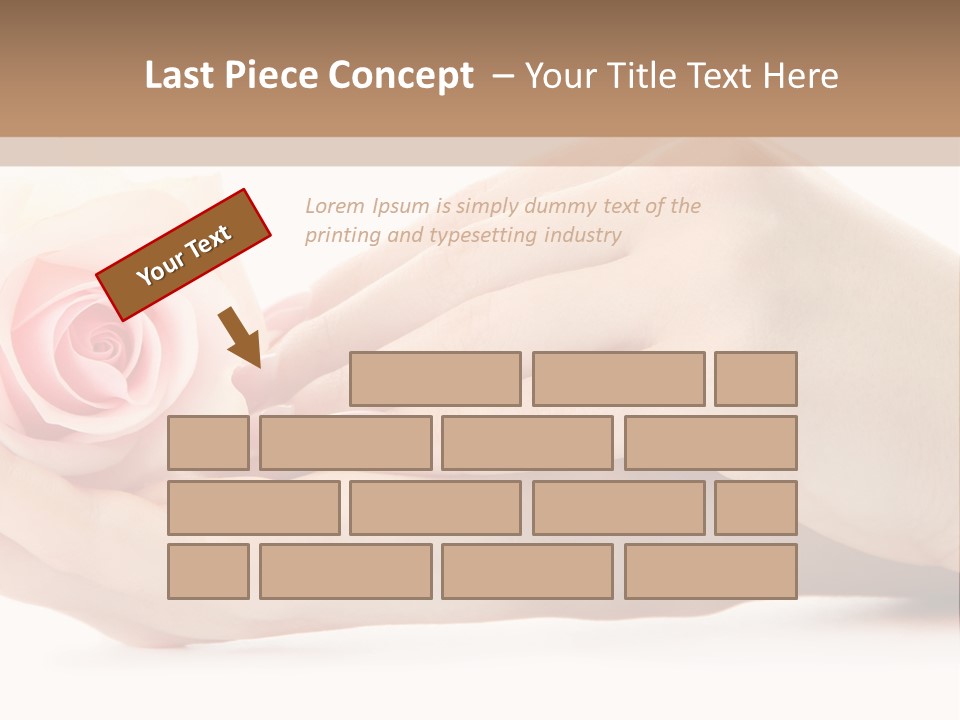 Hold Soft Beauty PowerPoint Template