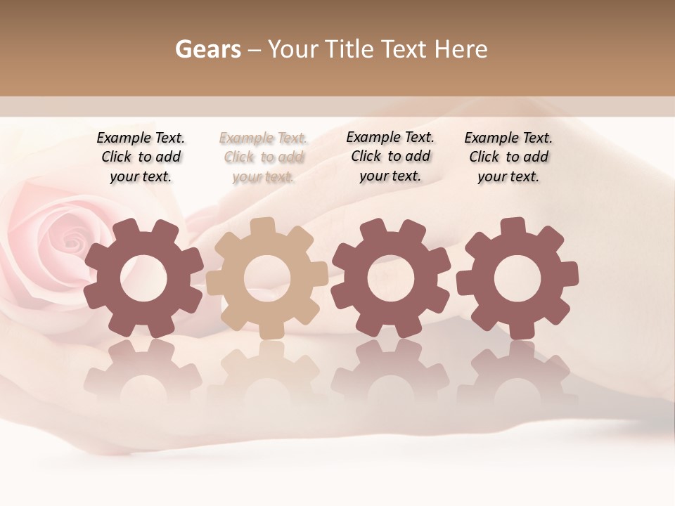 Hold Soft Beauty PowerPoint Template