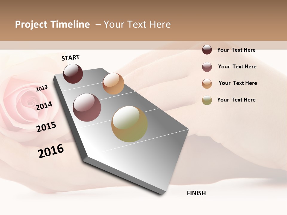 Hold Soft Beauty PowerPoint Template