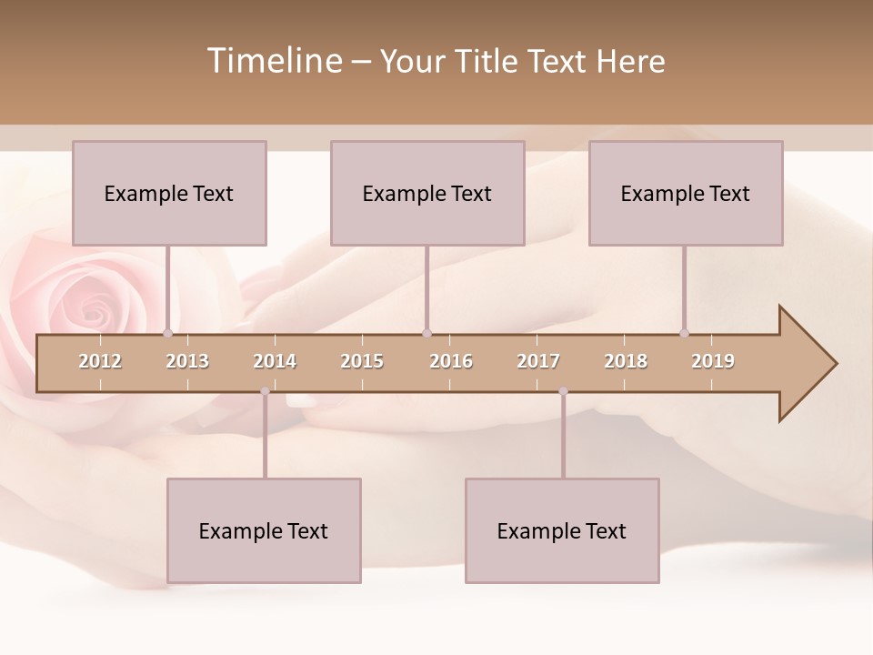 Hold Soft Beauty PowerPoint Template