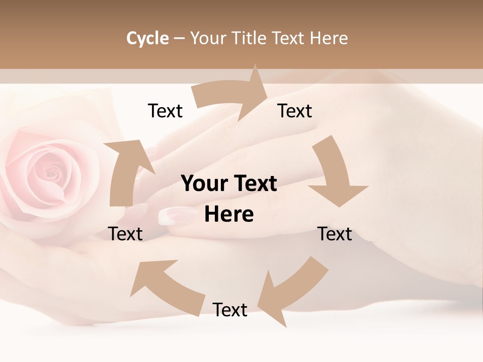 Hold Soft Beauty PowerPoint Template