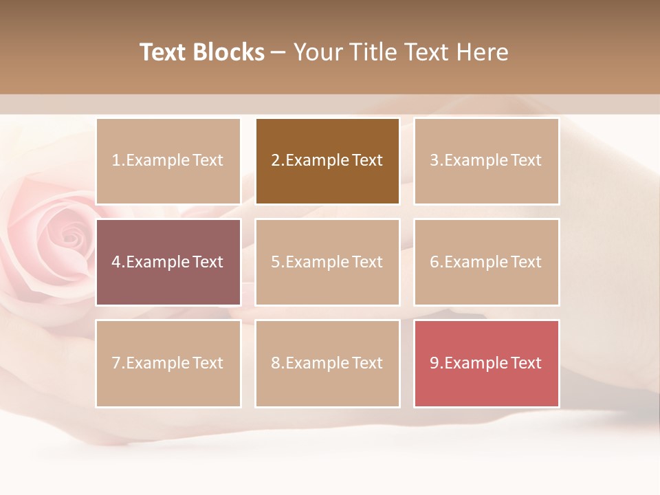 Hold Soft Beauty PowerPoint Template