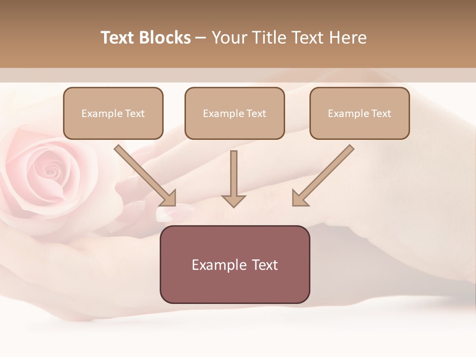 Hold Soft Beauty PowerPoint Template