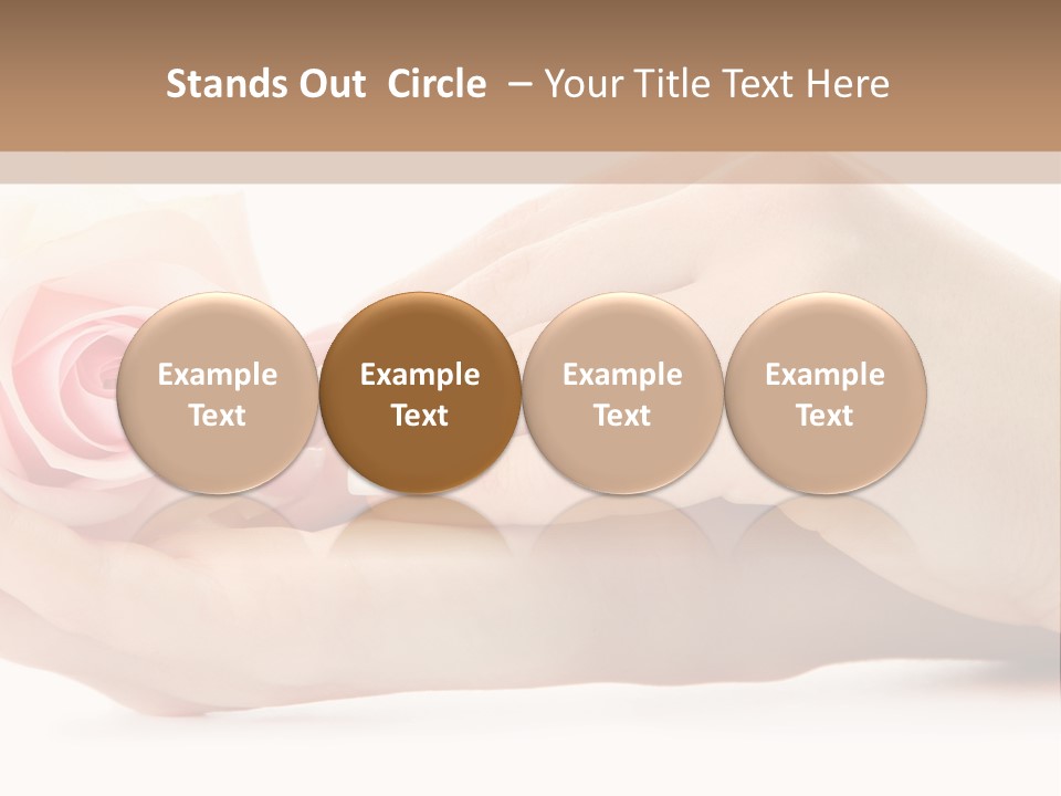Hold Soft Beauty PowerPoint Template