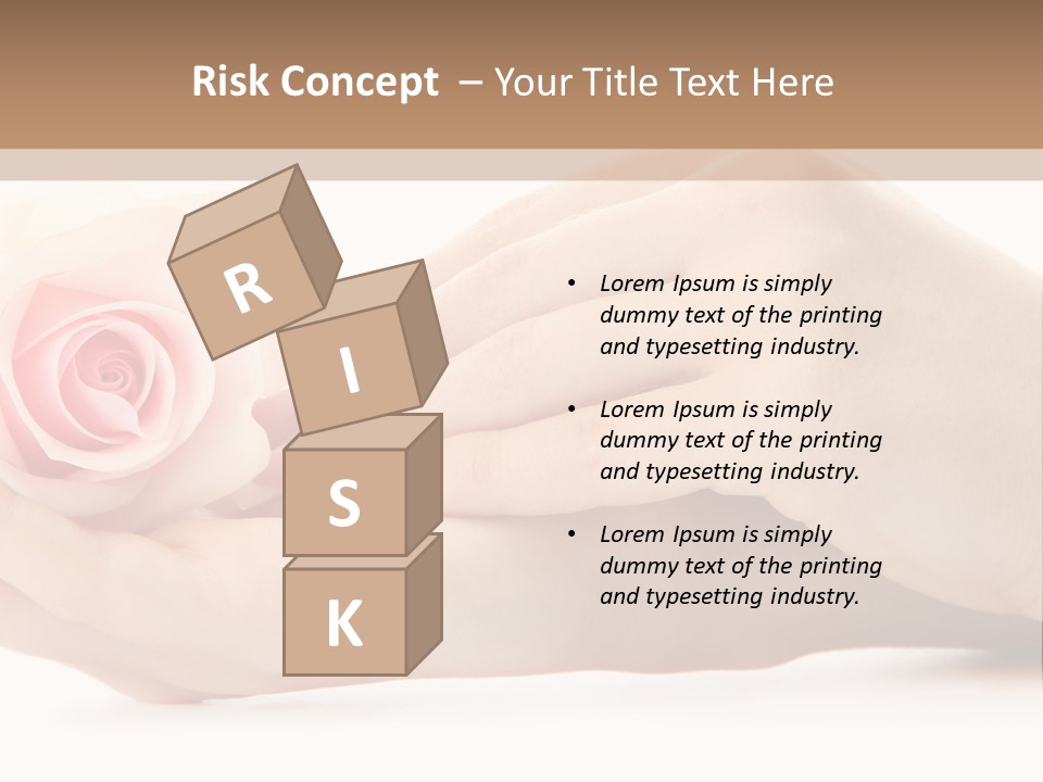 Hold Soft Beauty PowerPoint Template