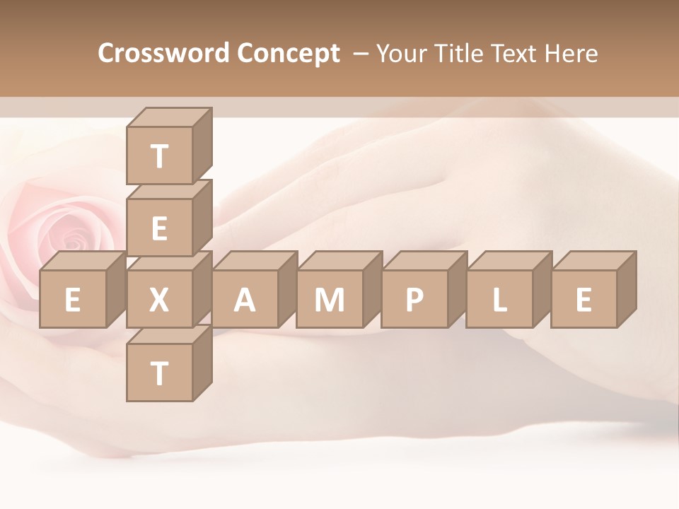 Hold Soft Beauty PowerPoint Template