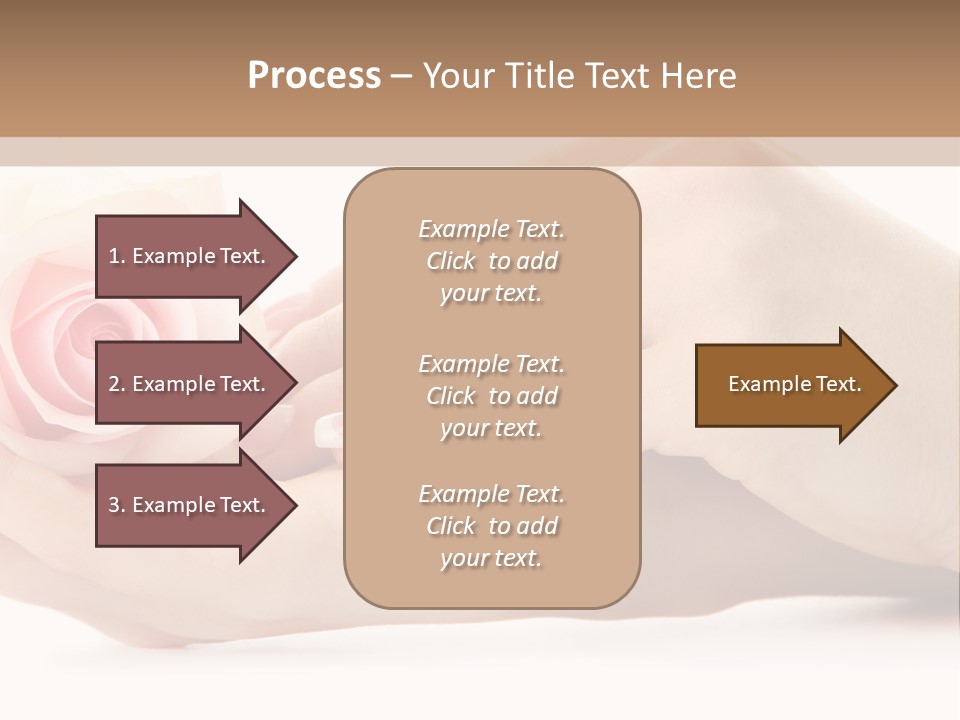 Hold Soft Beauty PowerPoint Template