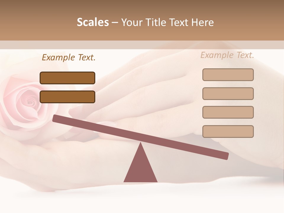 Hold Soft Beauty PowerPoint Template