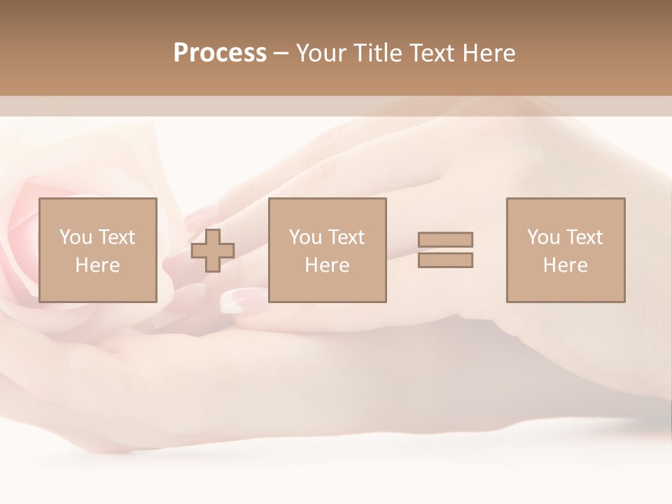 Hold Soft Beauty PowerPoint Template