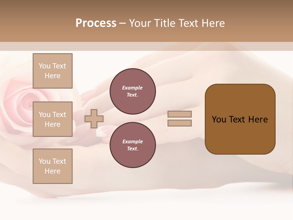 Hold Soft Beauty PowerPoint Template